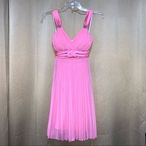 Pink party dress